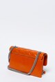 Pinko Geanta crossbody din piele cu aspect matlasat Love Mini Femei