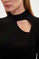 DeFacto Csillámos finomkötött pulóver kivágással női