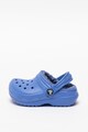 Crocs Saboti slingback cu calapod lat, perforatii si captuseala pufoasa Fete