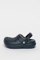 Crocs Saboti slingback cu calapod lat si captuseala din blana shearling Fete