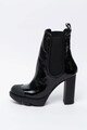 Love Moschino Botine de piele lacuita cu toc inalt Femei