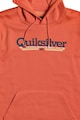 QUIKSILVER Tropicalliness kapucnis pulóver logó mintával férfi