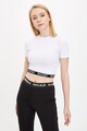 DeFacto Tricou crop cu terminatie elastica Femei