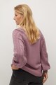 VIOLETA BY MANGO Pulover cu maneci raglan cu perforatii Femei