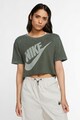 Nike Tricou crop cu imprimeu logo Futura Femei