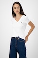 CALVIN KLEIN JEANS Tricou slim fit din amestec de bumbac organic Femei