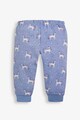 JoJo Maman Bebe Set de pijamale cu model unicorn - 2 perechi, Roz/Albastru Fete