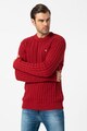 Tommy Jeans Csavart kötésmintás organikuspamut pulóver férfi