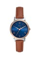 Fossil Ceas quartz cu o curea din piele Daisy Femei