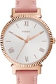 Fossil Ceas quartz cu o curea din piele Daisy Femei