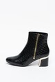 DKNY Botine de piele ecologica cu aspect de piele de crocodil Crosby Femei