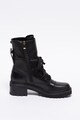 DKNY Ghete biker de piele cu catarame Bart Femei