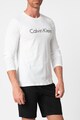 CALVIN KLEIN Bluza de casa cu decolteu la baza gatului si imprimeu logo Barbati