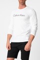 CALVIN KLEIN Bluza de casa cu decolteu la baza gatului si imprimeu logo Barbati