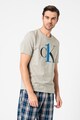 CALVIN KLEIN Домашна тениска с овално деколте и лого Мъже