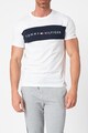 Tommy Hilfiger Tricou de casa din bumbac organic cu imprimeu logo Barbati