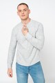 Banana Republic Bluza din amestec de bumbac organic cu decolteu henley Barbati