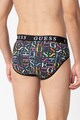 GUESS Set de chiloti cu banda logo in talie -2 perechi Barbati