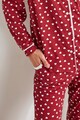 Trendyol Set de camasa si pantaloni de pijama cu imprimeu cu inimi Femei