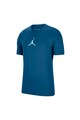 Nike Tricou cu decolteu la baza gatului si detaliu grafic Jordan Jumpman Barbati