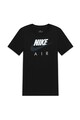 Nike Tricou cu decolteu la baza gatului si imprimeu logo Air Baieti