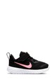 Nike Pantofi sport cu velcro, Revolution 5, Negru/Roz Fete