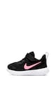Nike Pantofi sport cu velcro, Revolution 5, Negru/Roz Fete