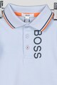 Boss Hugo Boss Set de bluza polo cu imprimeu logo si pantaloni Baieti