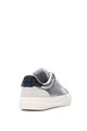 Pepe Jeans London Pantofi sport din piele ecologica cu garnituri din piele intoarsa Fete