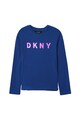 DKNY Bluza cu imprimeu logo pe piept Fete