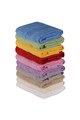 Hobby Set 10 prosoape uni  Rainbow, 100% bumbac, 30 x 50 cm, Culori multiple Femei