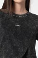 DKNY Tricou cu imprimeuri logo si tie-dye Femei