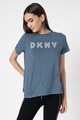 DKNY Tricou din amestec de modal cu imprimeu logo, pentru fitness Femei