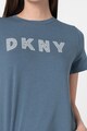 DKNY Tricou din amestec de modal cu imprimeu logo, pentru fitness Femei