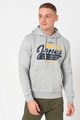 Jack & Jones Hanorac cu imprimeu, snur si buzunar kangaroo Barbati