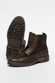 Selected Homme Ghete din piele si piele intoarsa cu model brogue Ricky Barbati