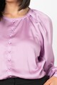 Vero Moda Bluza din satin cu nasturi decorativi Billi Femei