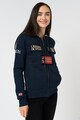 Geographical Norway Hanorac cu fermoar si logo Gymclass Femei