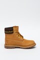 Timberland Cizme impermeabile din piele nabuc cu garnituri din material textil 6In Premium Femei