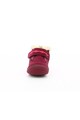 Kickers kids Ghete de piele intoarsa cu captuseala din material teddy Fete