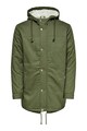 Only & Sons Geaca parka cu captuseala din material teddy Yanick Barbati