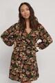 NA-KD Rochie cu model floral si design petrecut Femei