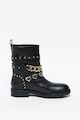 Love Moschino Ghete biker de piele fara inchidere Femei