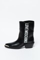 Love Moschino Botine Chelsea de piele cu toc inalt Femei