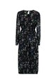 Haily's Rochie midi cu maneci lungi si imprimeu floral Femei