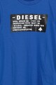 Diesel Tricou cu decolteu la baza gatului si logo Fete