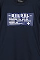 Diesel Bluza cu imprimeu logo si decolteu la baza gatului Fete