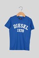 Diesel Tricou cu decolteu rotund si imprimeu logo Fete