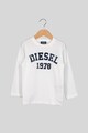 Diesel Buza de bumbac cu imprimeu logo Fete