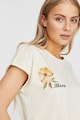 Vero Moda Tricou din bumbac organic cu imprimeu pe piept Venjaava Femei